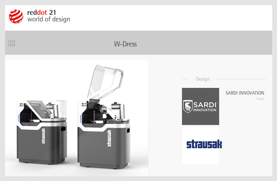 reddot 21, Strausak, Wdress, W-dress, Sardi Innovation, design team